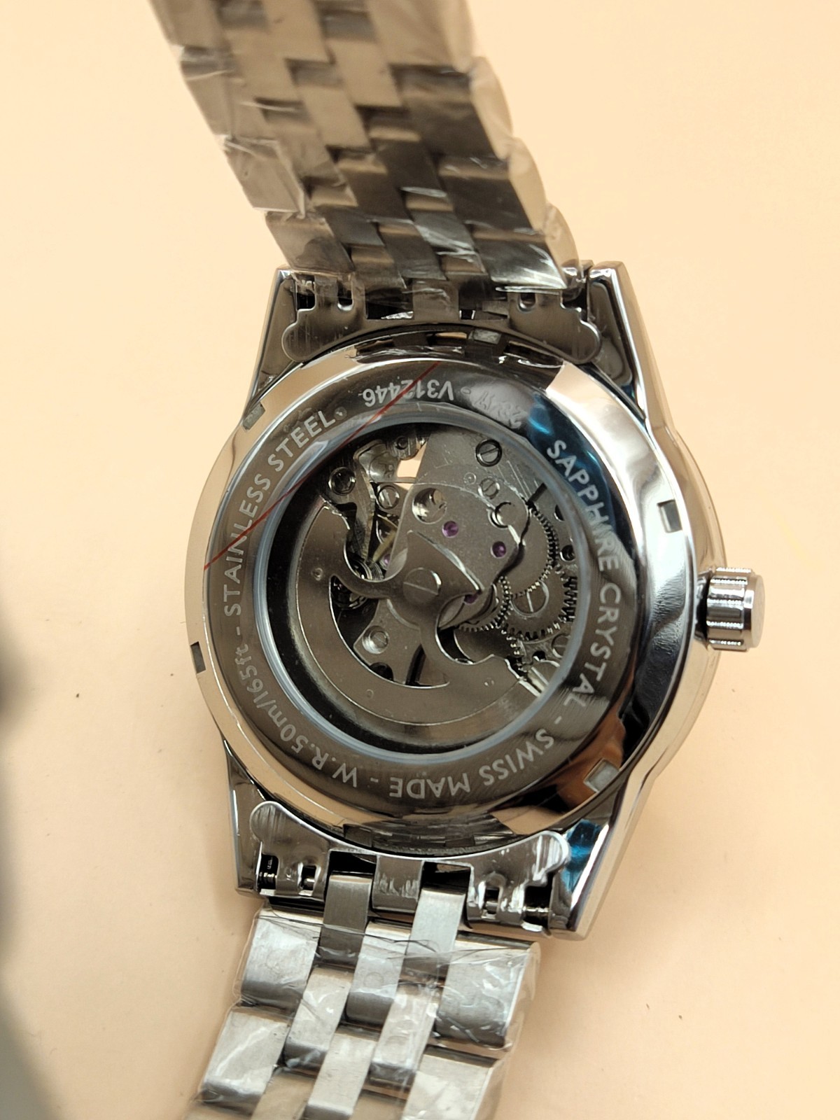 Luxury Raymond Weil Automatic White Dial Analog Refurbished Men’s Wrist Watch