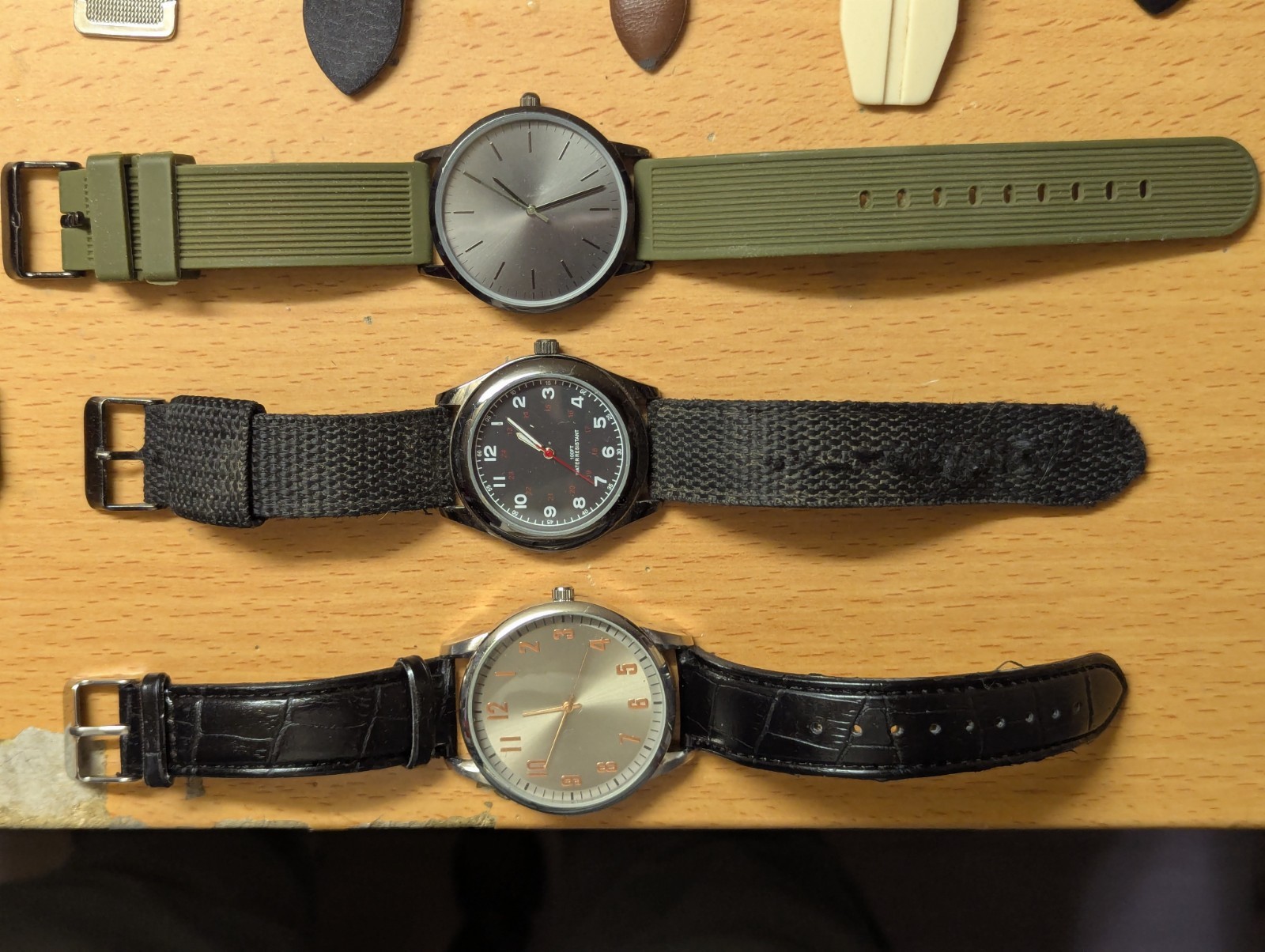 Random Wrist Watch Lot Mens USED Various Brands Styles