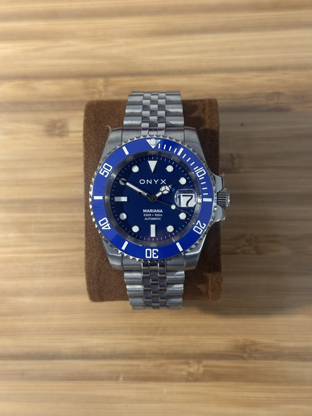 ONYX Mariana Seiko Mod NH35 40mm Blue Dial Dive Watch