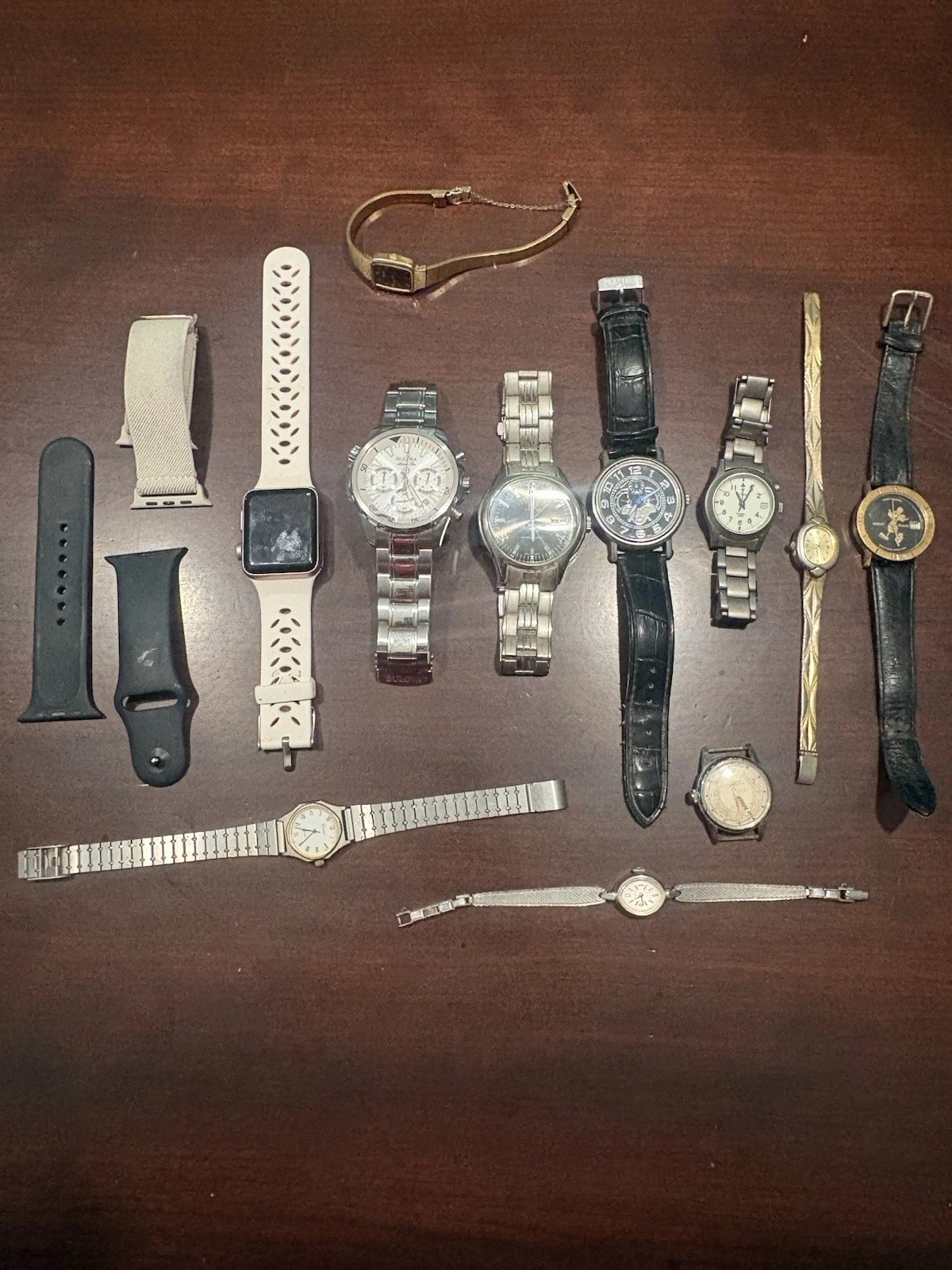 Watch Lot Bulova Marine Star Apple Watch Vintage Men Women’s Watches