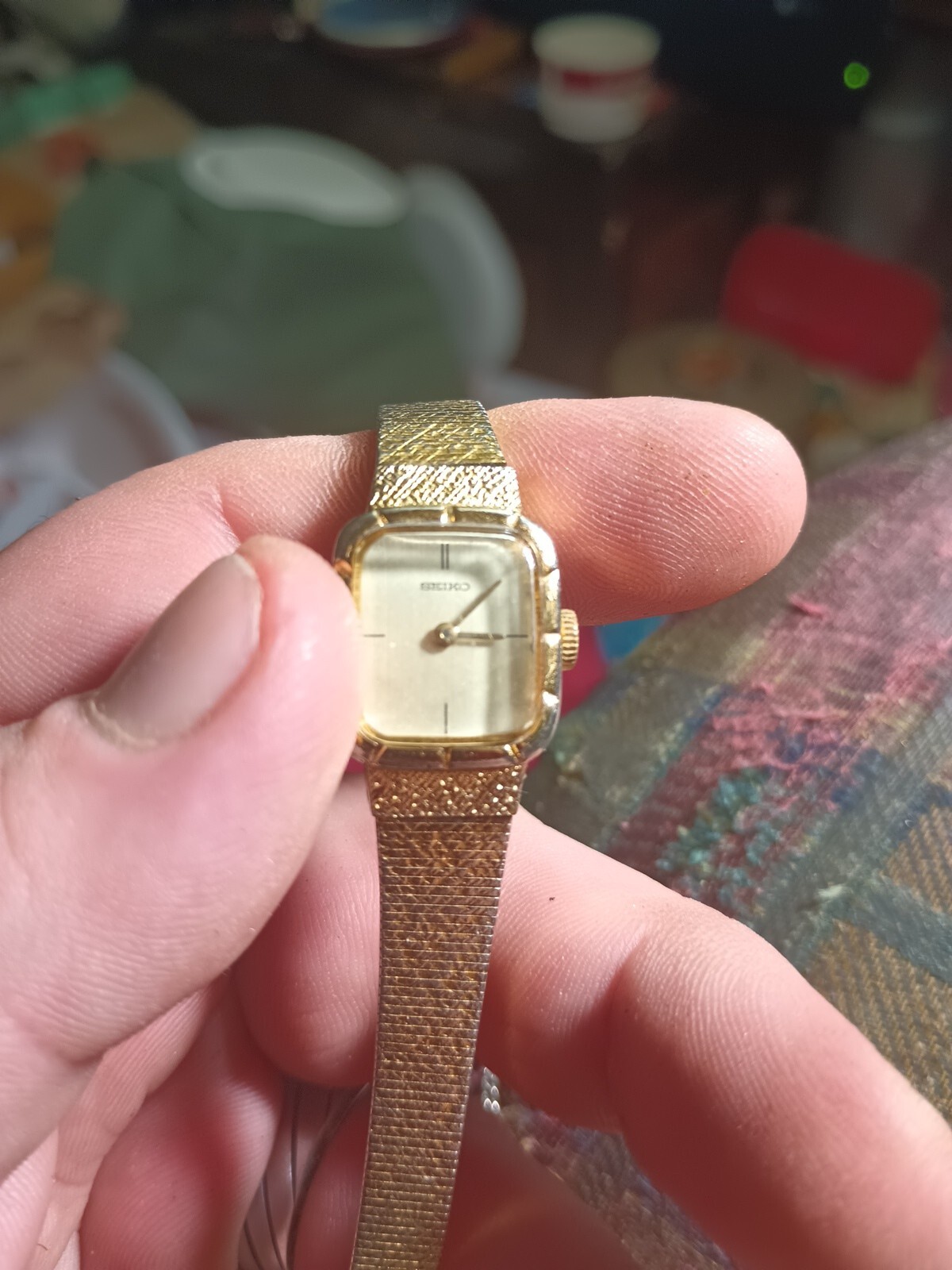 SEIKO 11-5179 WATCH Non Working Original Bands