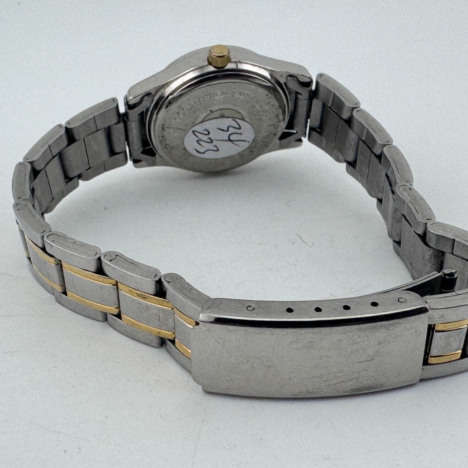 TFX by Bulova Quartz Watch 38M100 Women Dual Tone Date Analog New Battery