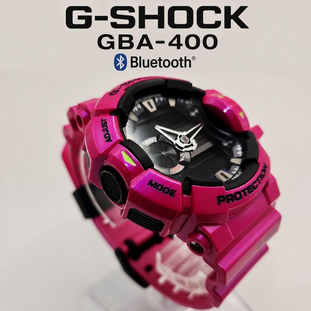 Casio G SHOCK GBA 400 Bluetooth Pink Casio