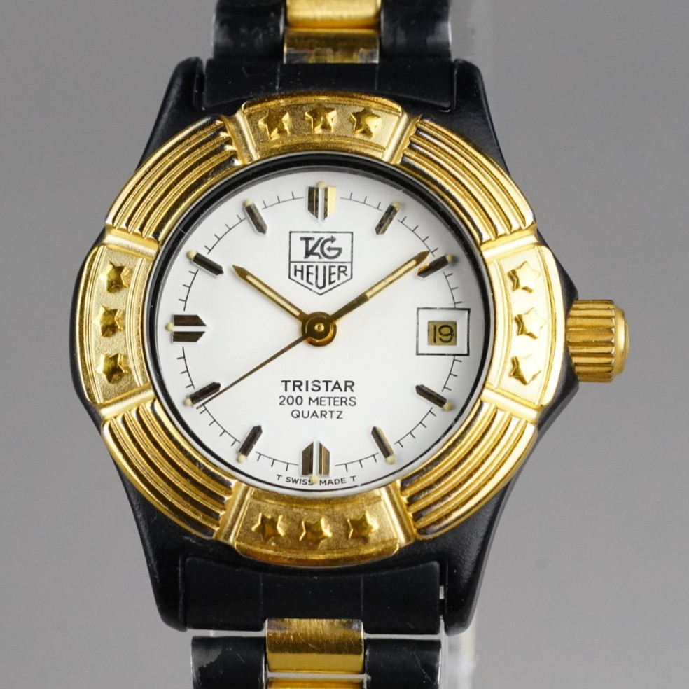 TAG Heuer TRISTAR Women’s Watch 956.808 28mm Vintage Diver NewBattery