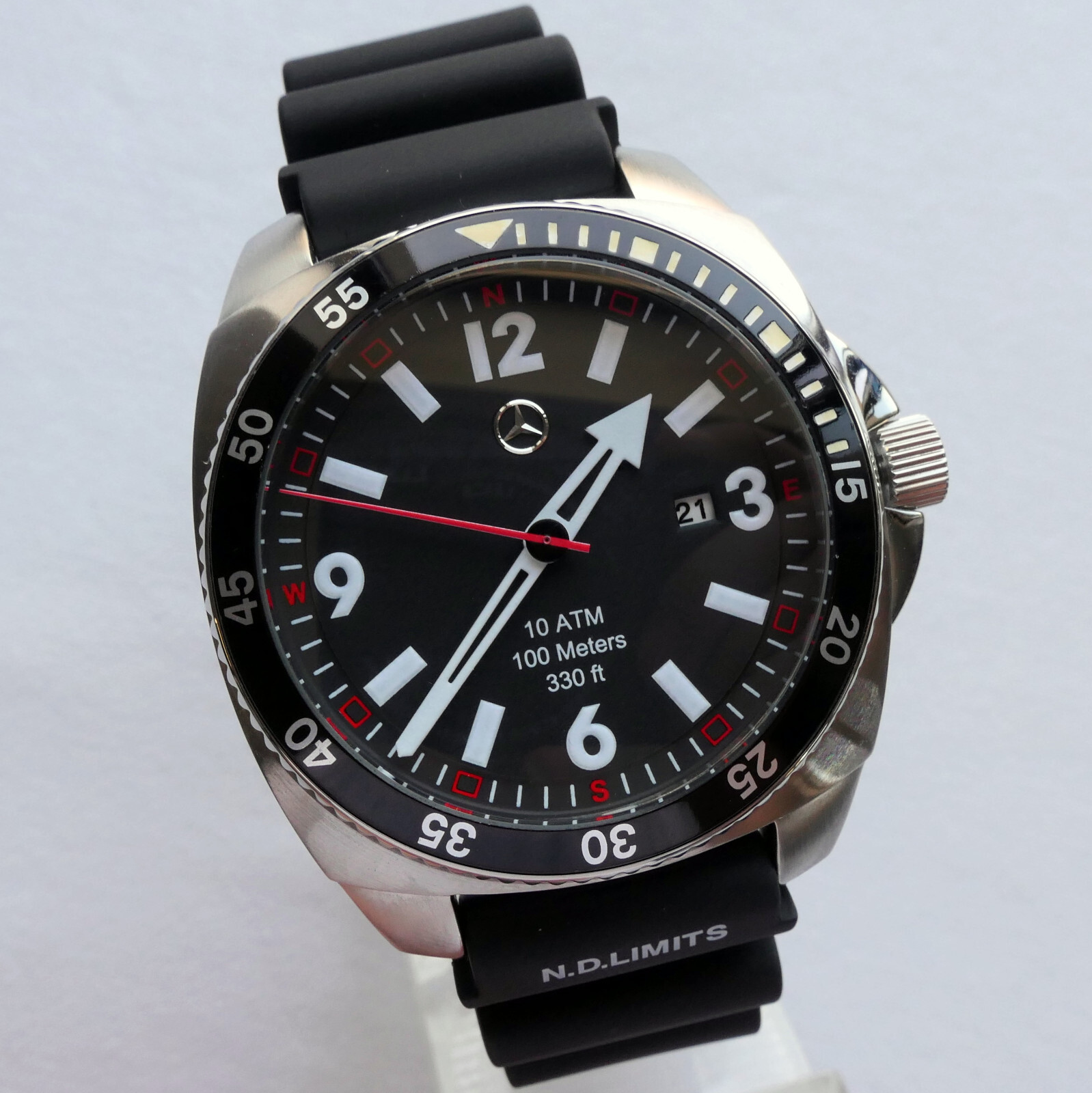 Mercedes Benz Motorsport Racing AMG DTM Pilot Aviator Sport Car Accessory Watch