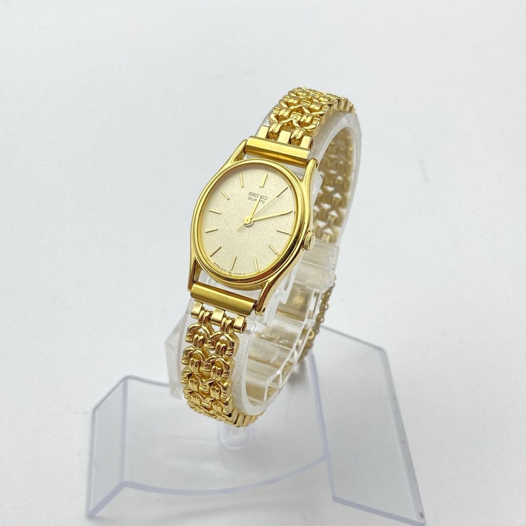 Seiko 2C21-5010 Gold Quartz Watch 19.8mm Replacement Band