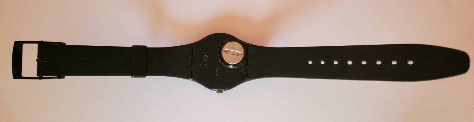 Swatch Watch CLASSIC FOR! Classic Style black white glow collector works