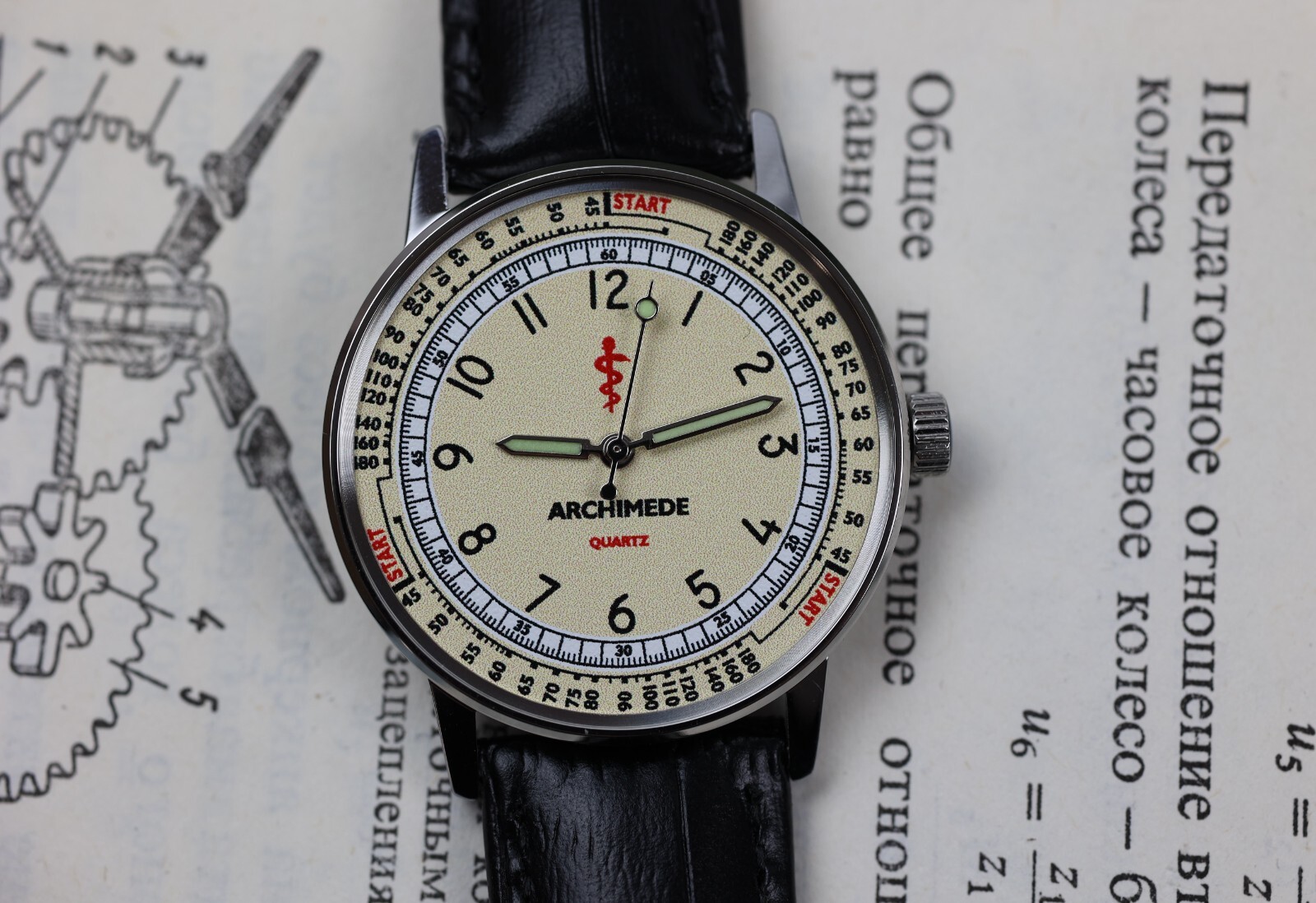 Watch Medical Pulsometer Men’s quartz style with USSR