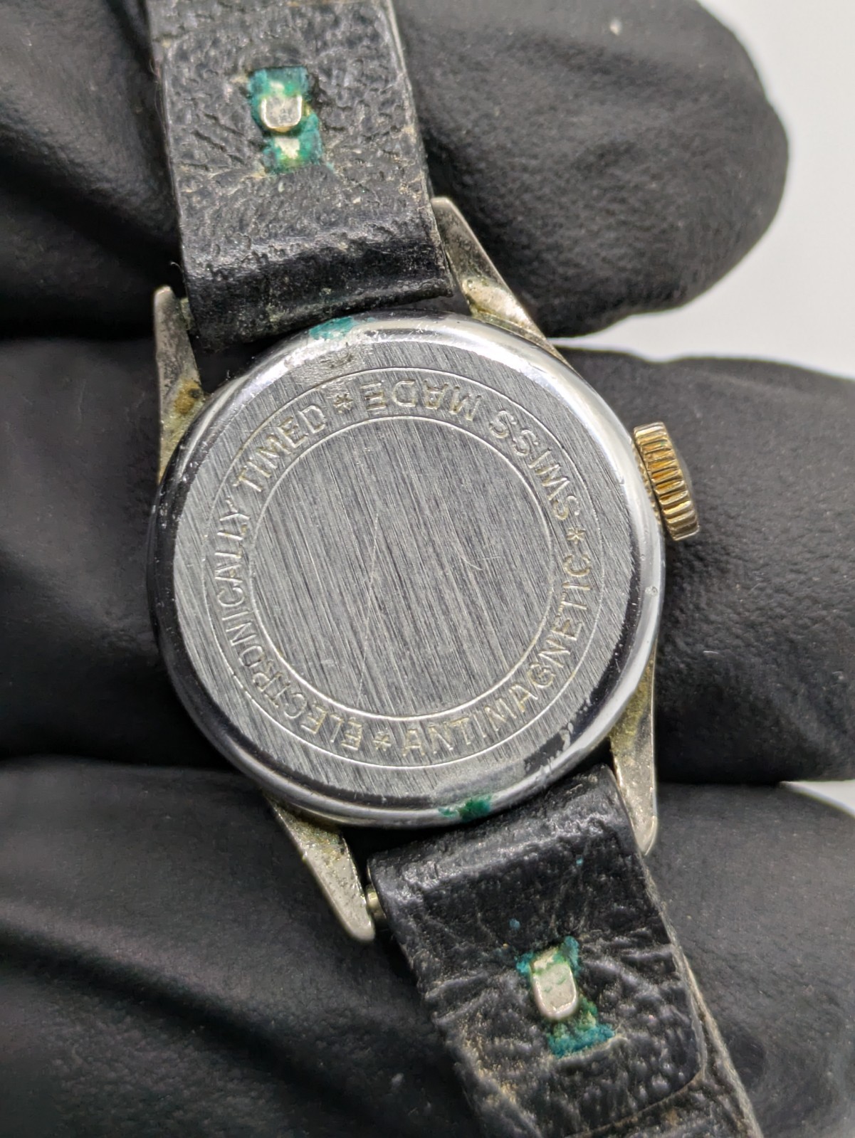 Omnia BFG 910 Gisiger-Greder Son Manual Watch 1Jewel Swiss Parts Untested 22.8mm