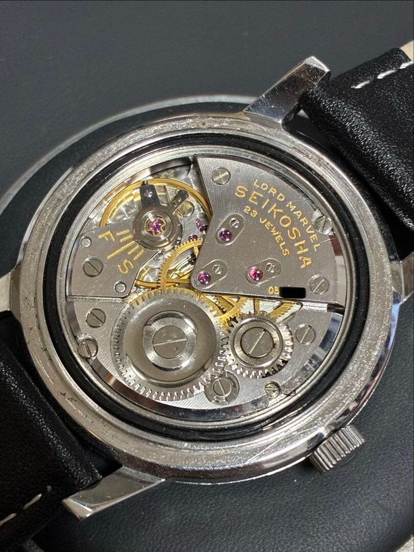 Authentic SEIKO Lord Marvel 15027 Manual Wind Vintage Dress Watch 35.5mm 1963