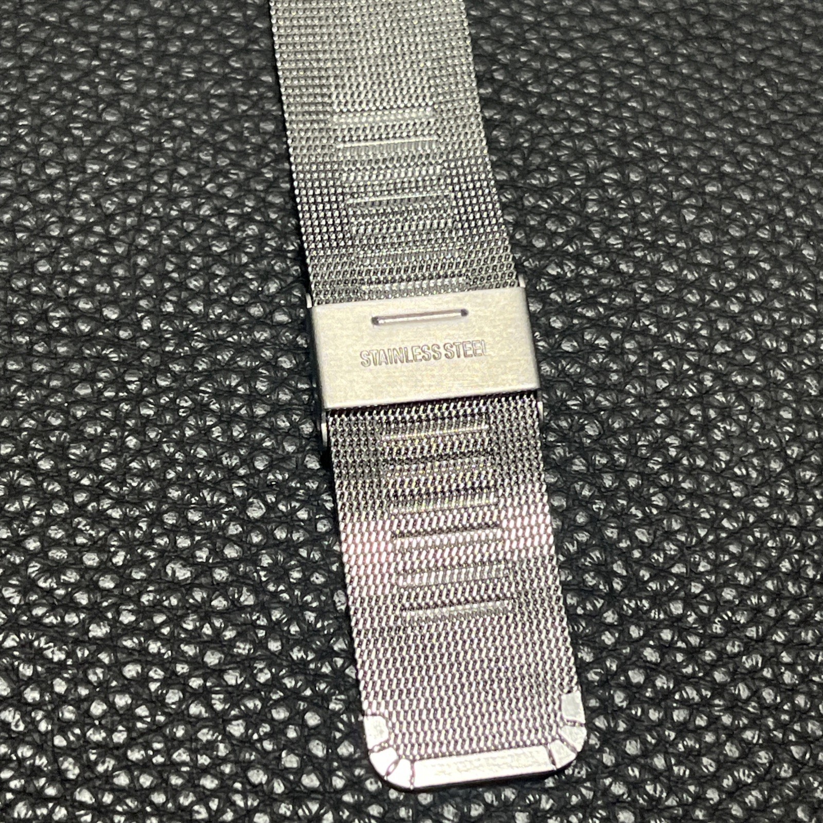 PX Premium Xpression White Dial Watch, Metal Mesh Band Stainless New Battery Box