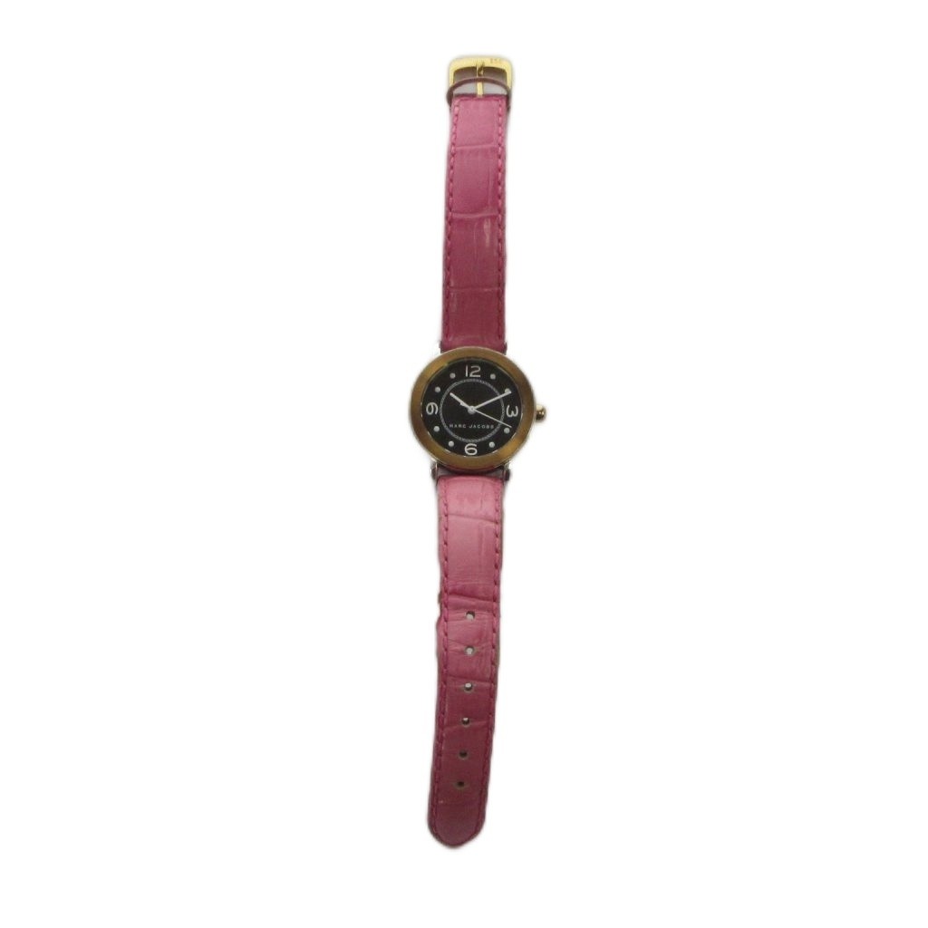 Marc Jacobs MJ1517 Women’s Gold Quartz Leather Belt Watch AB 26mm