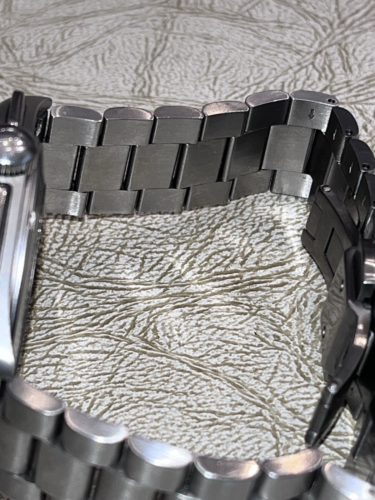 Bulova Lunar Pilot Mens Chronograph 96b258 Silver Tone Stainless Steel Watch