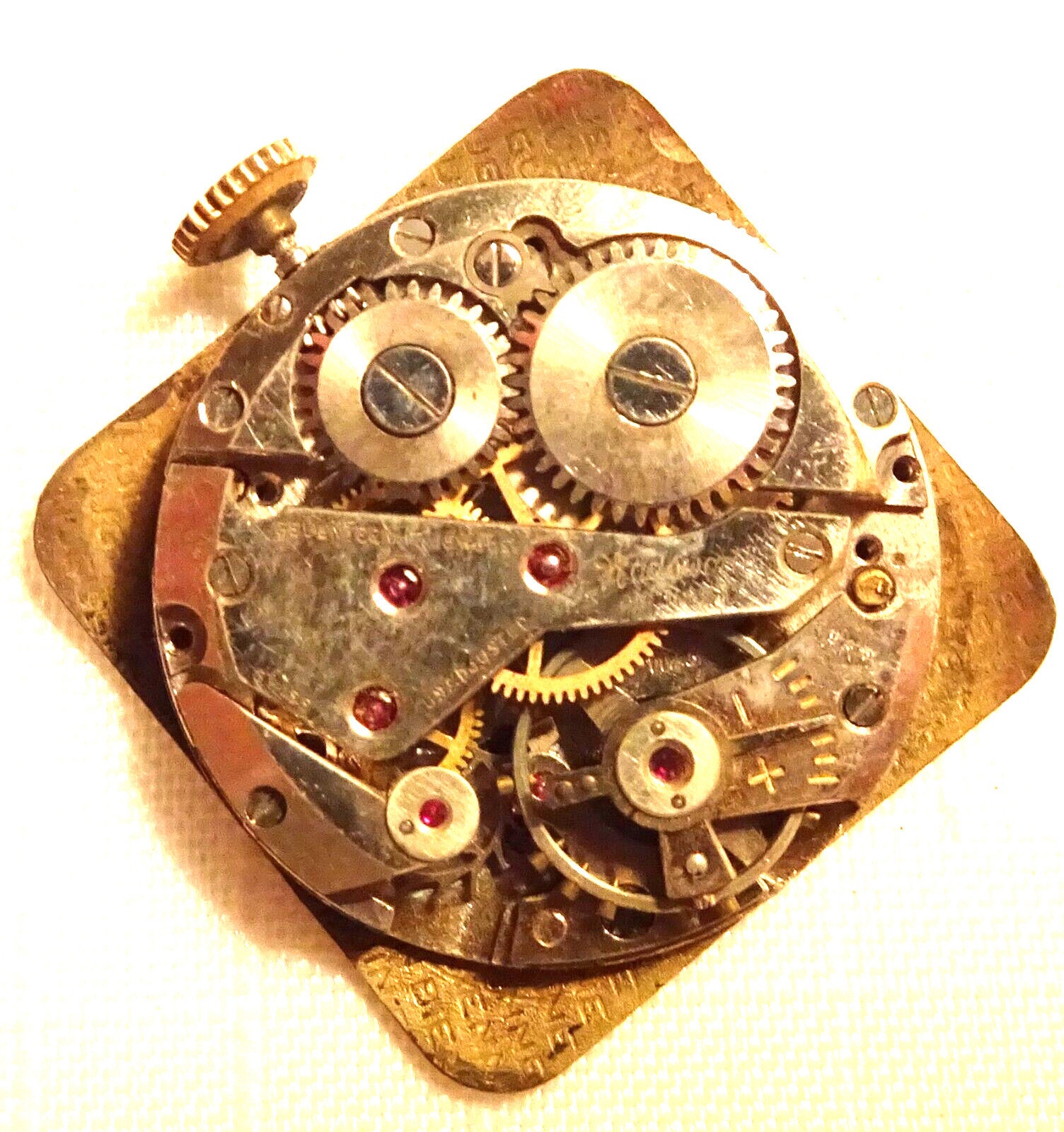 Wadsworth Wristwatch 17J Men’s Swiss Antique Parts or Repair AS1123 D