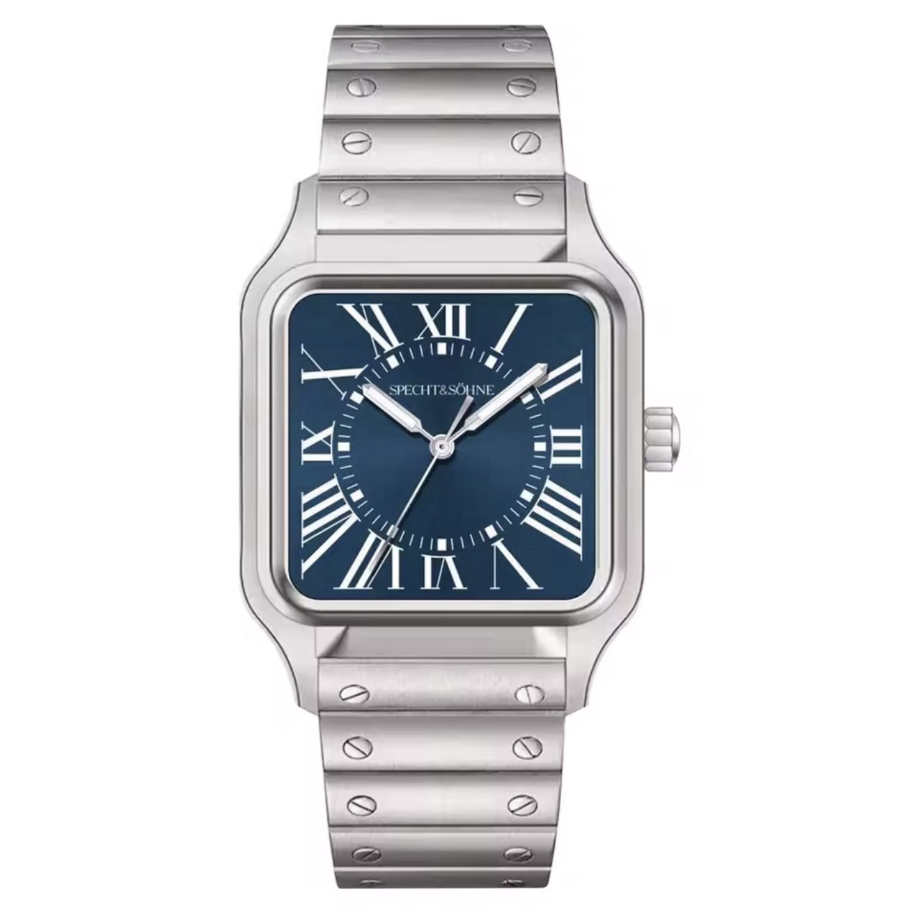 Specht & Söhne SP0019 Santos Homage Watch – Blue Dial, Japan VH31 Movement