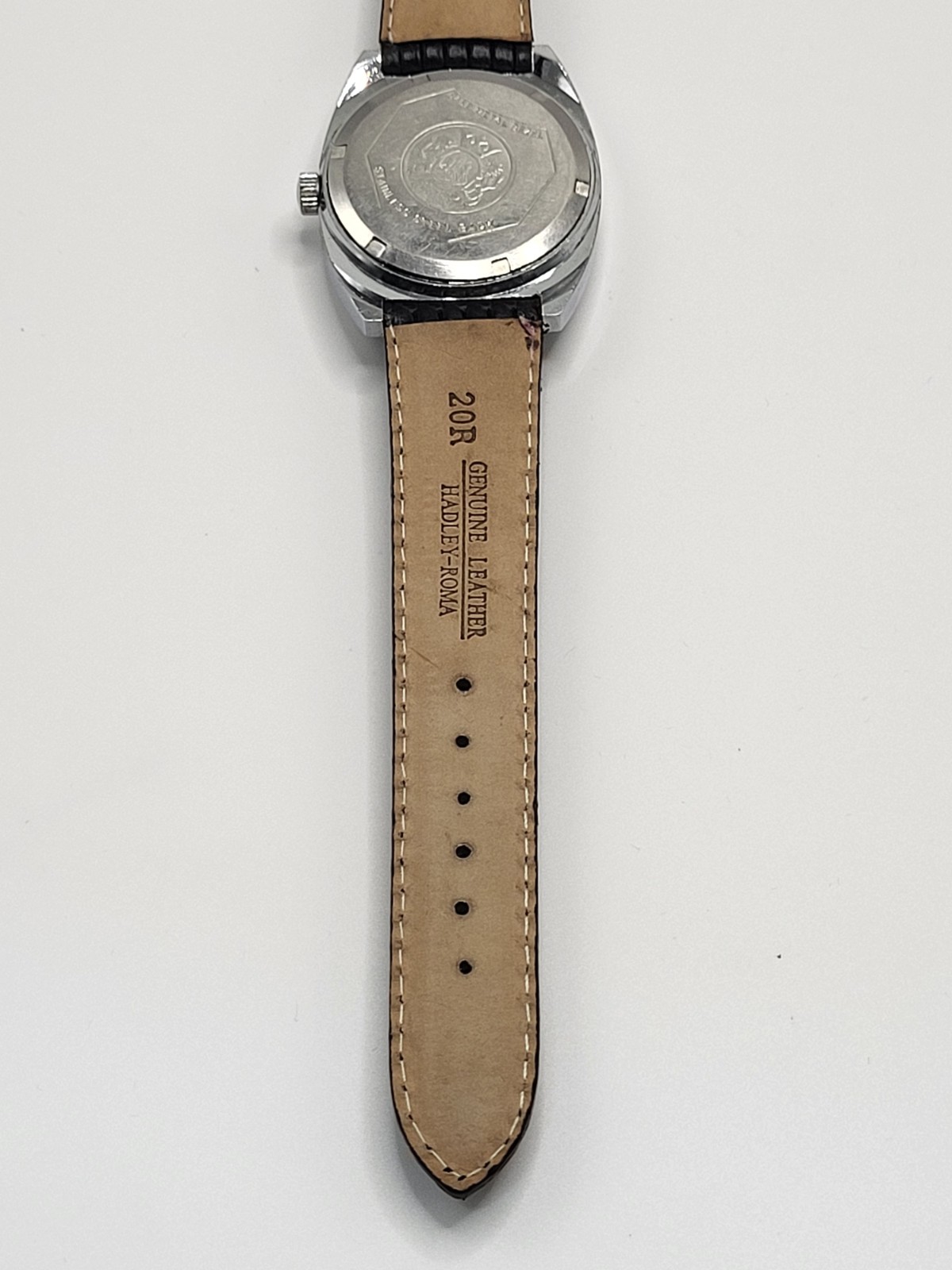 [VINTAGE WORKS] BOLIVIA Electra 360 DATOMATIC Mens Jet Watch LIFETIME MAINSPRING