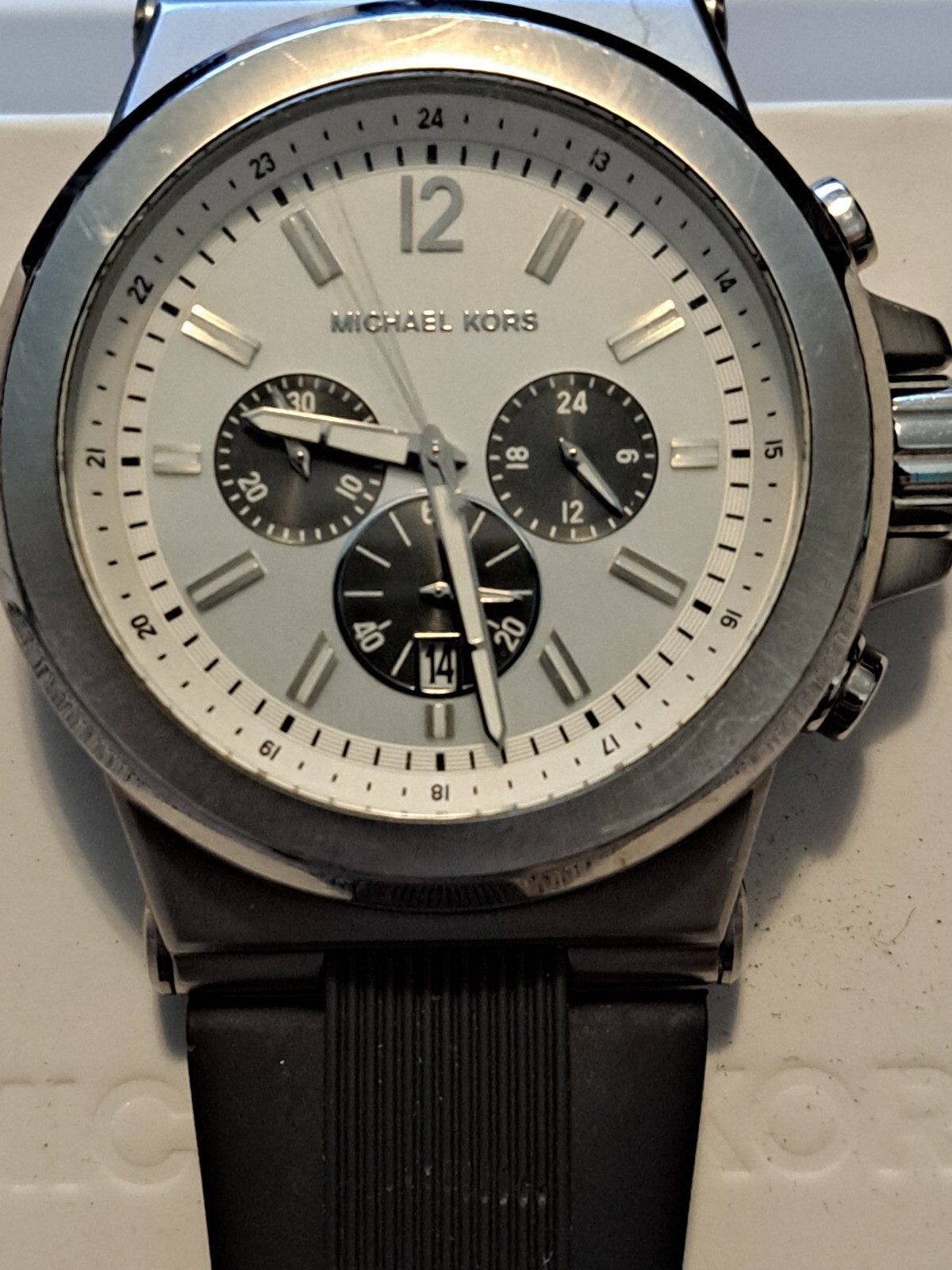 Michael Kors Wristwatch Watch Box and Papers Working As Shown #MK-8183