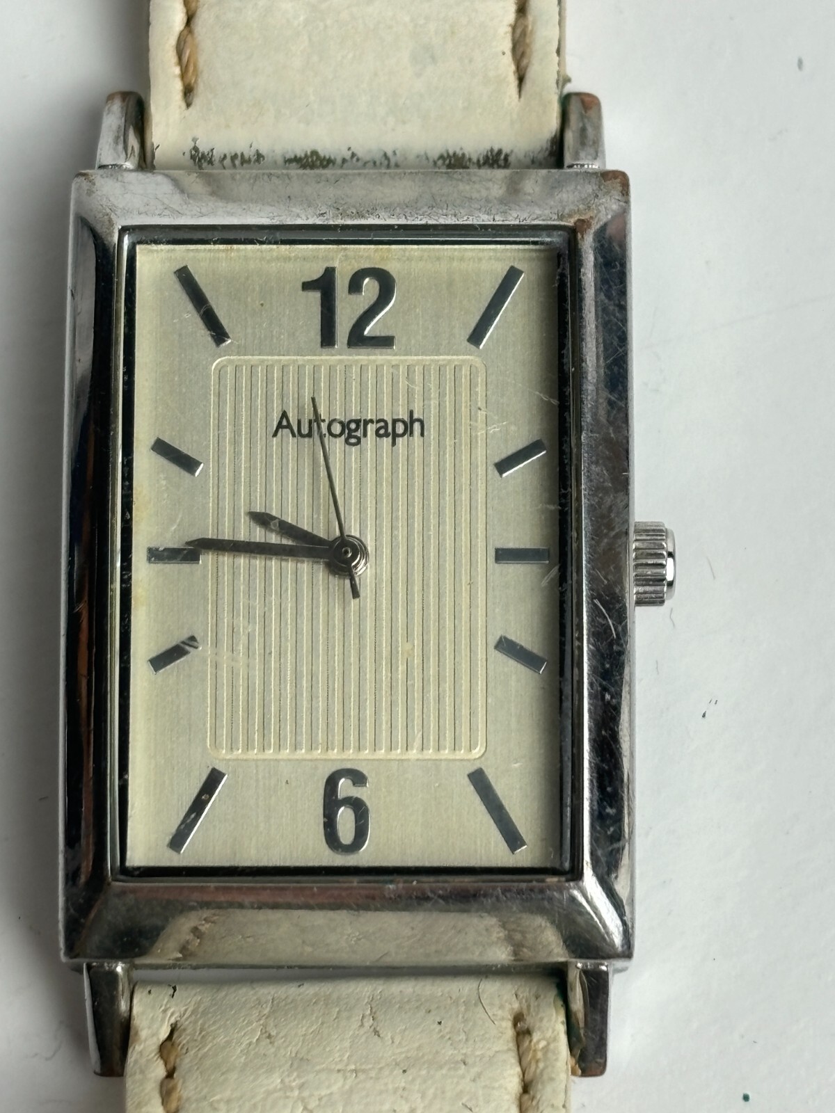 Autograph M&S Cream rectangle watch – 2869/4665A