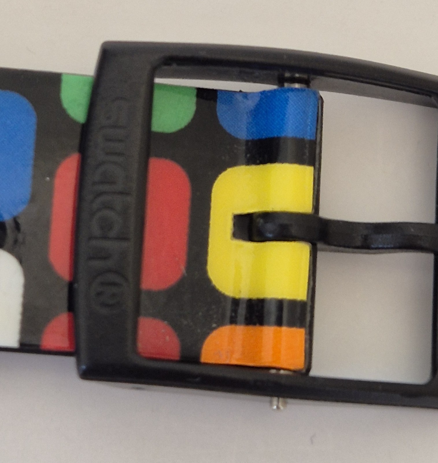 Swatch 33mm Cube Explosion GB231 Quartz Strap Watch 2006