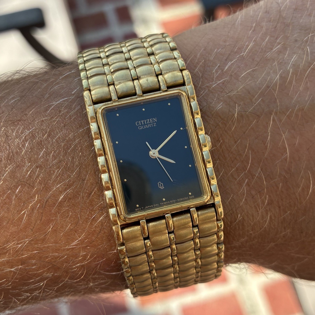 GORGEOUS Citizen Men’s Tank Watch – READ Description