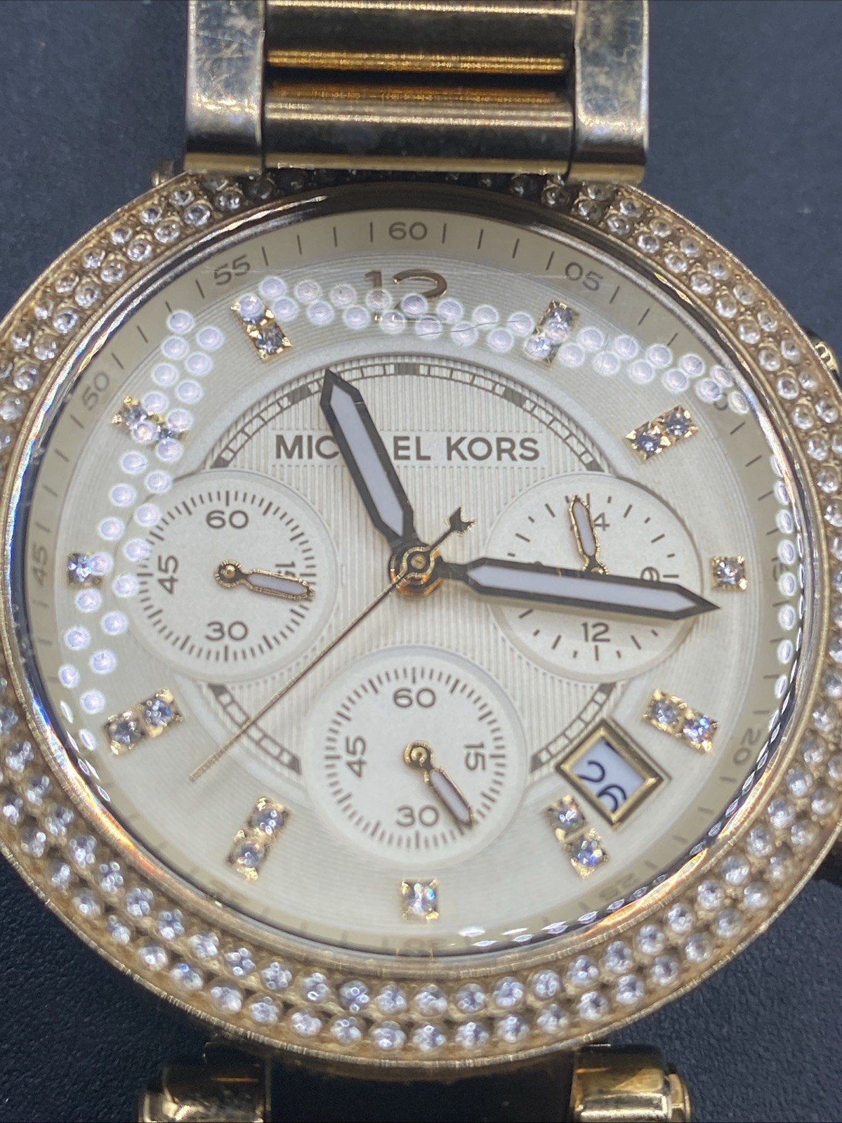 Michael Kors Parker MK5354 Women’s Gold Stainless Steel Analog Dial Watch