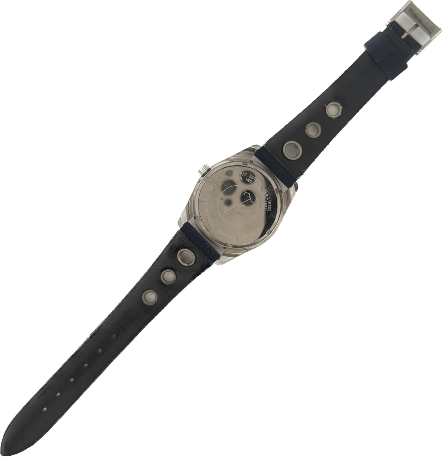 Vintage Pastime Revue Thommen GMT 24Hour Compass Men’s Mechanical Wristwatch NOS
