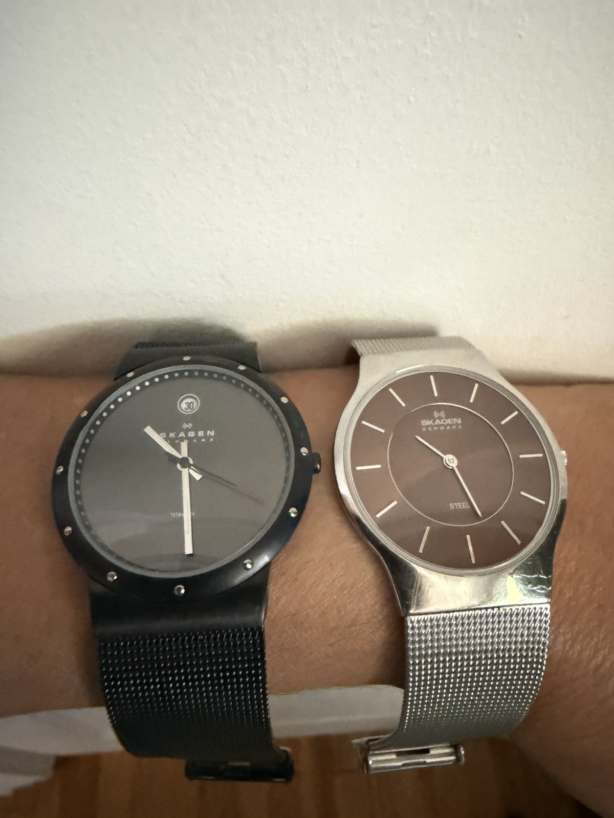 Lots of 2 Unisexe Skagen Watches Skagen Denmark & Skagen Quartz