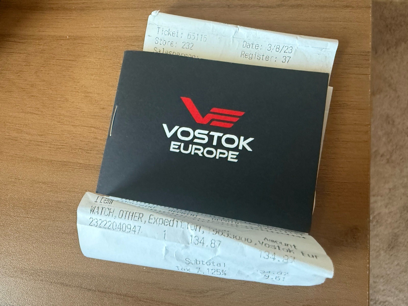 NOS Vostok Europe Expedition North Pole Automatic Orange Dial Full Set NH35 200M