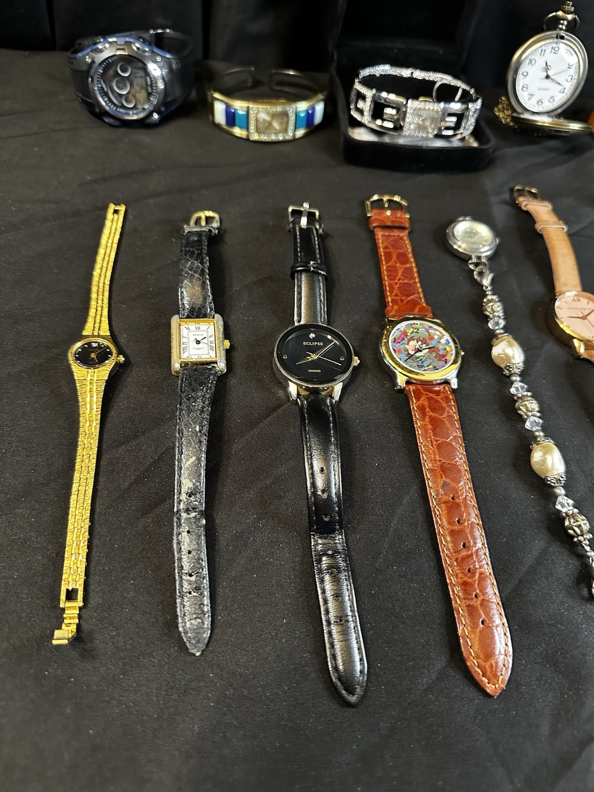Lot of 15 Men’s & Women’s Watches Various Brands Japan & Quartz Movt