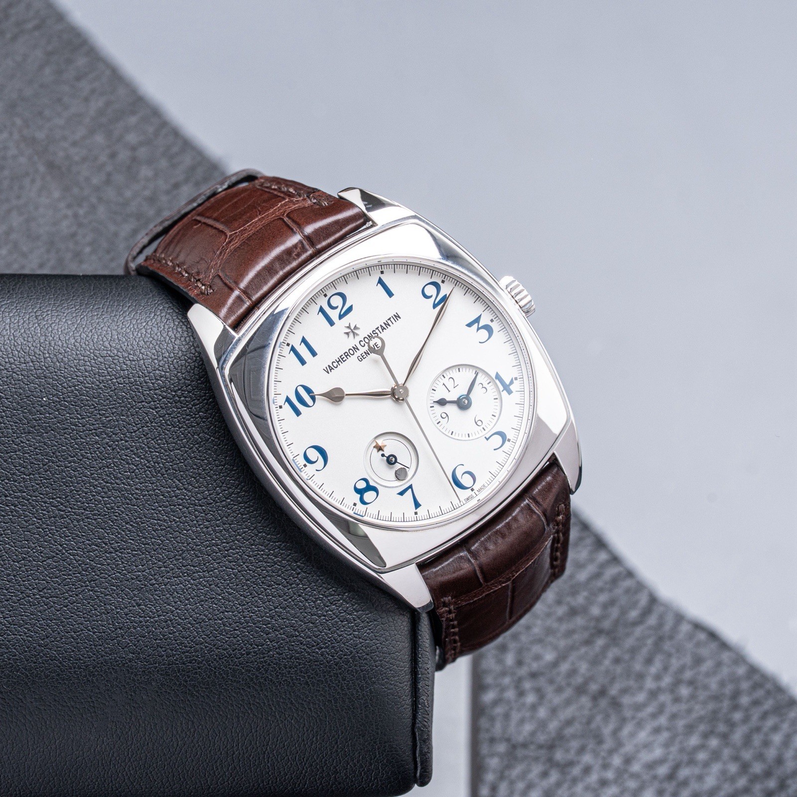 Vacheron Constantin 7810S/000G-B050 White Gold Dual Time Harmony