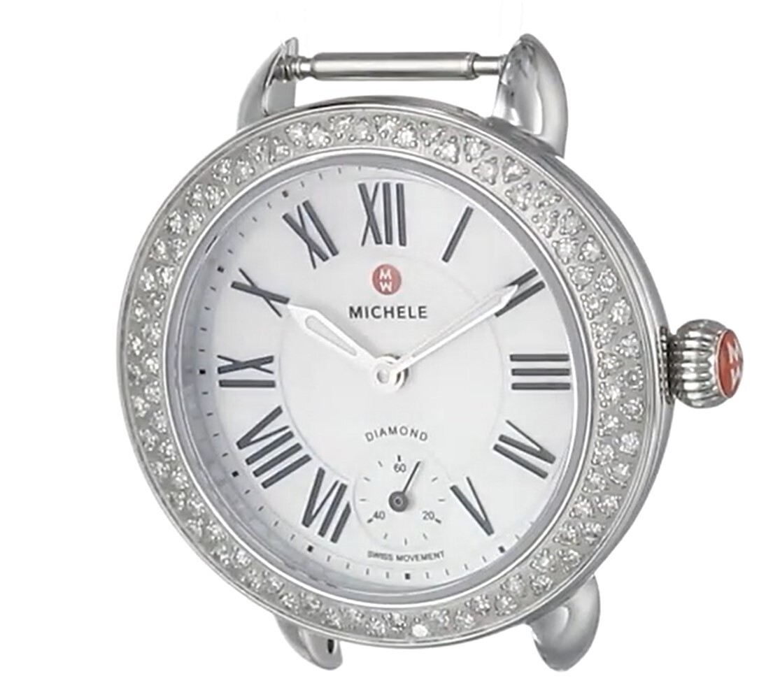 NEW Michele Serein Petite 28mm Diamond Watch Swiss Quartz MW21E01A1025 $1715.0