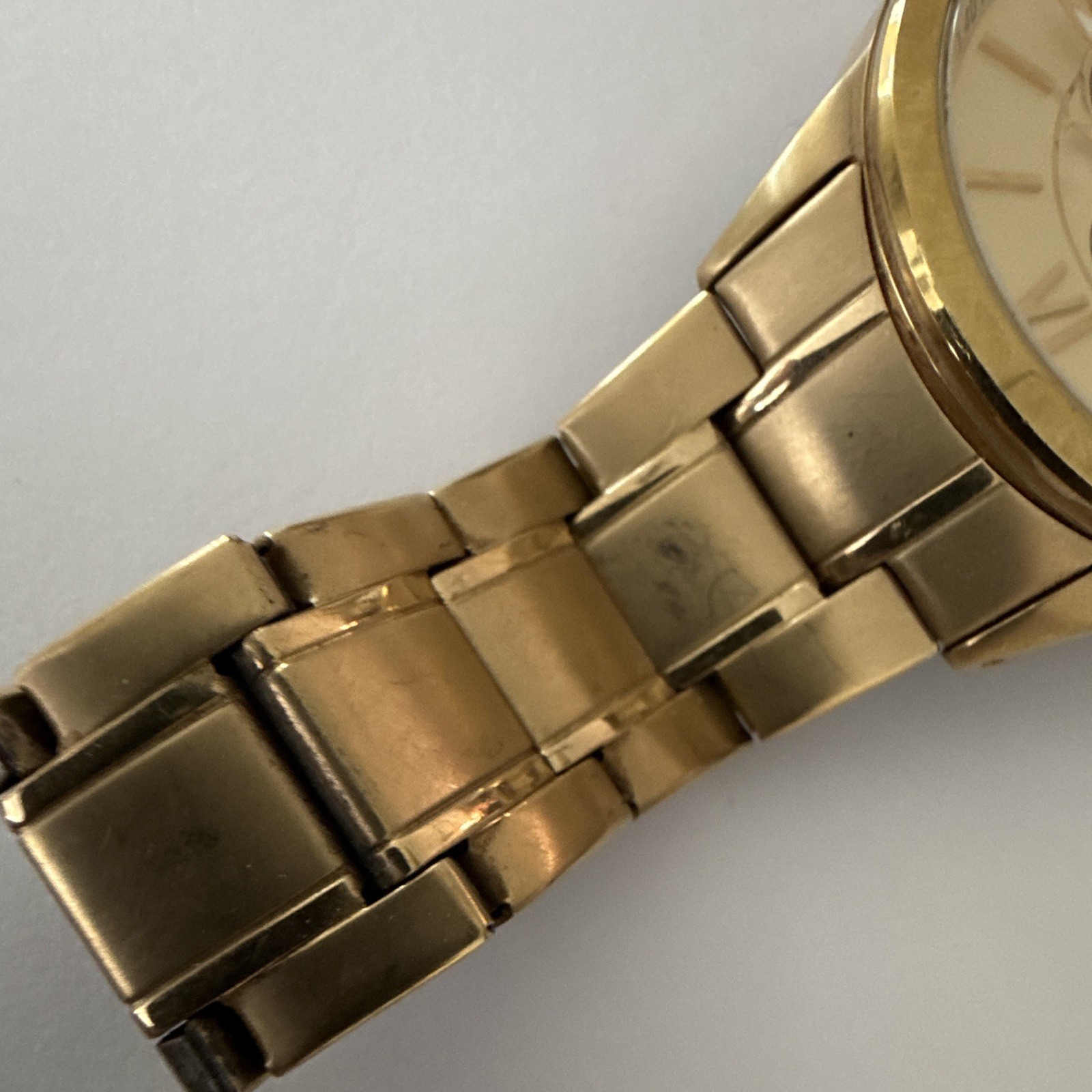 Fossil Flynn Chronograph Gold-Tone Stainless Steel Watch BQ1128