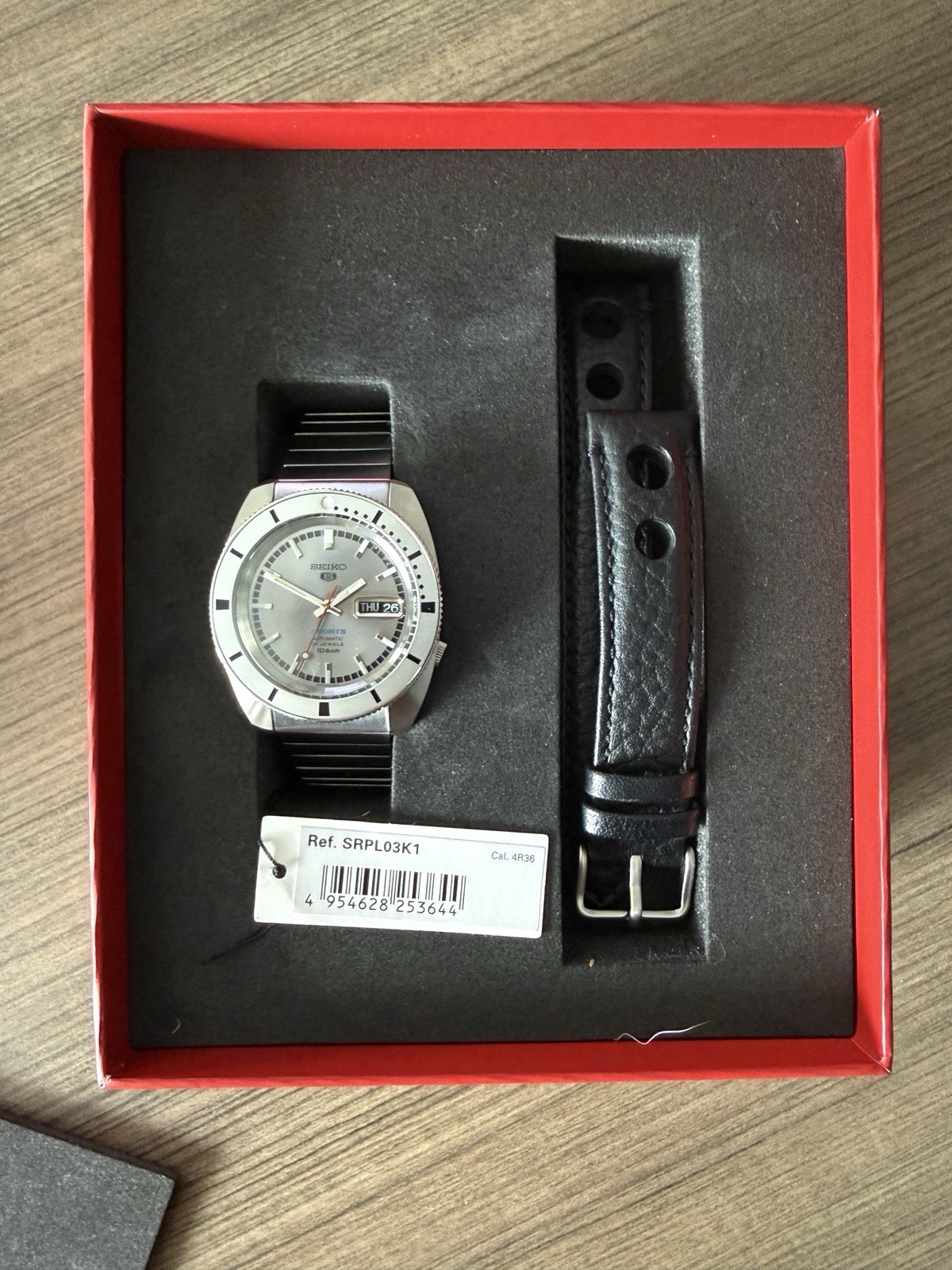 Seiko 5 Sports Automatic “Kamen Rider 39.5mm 100m Gray Dial SRPL03K1