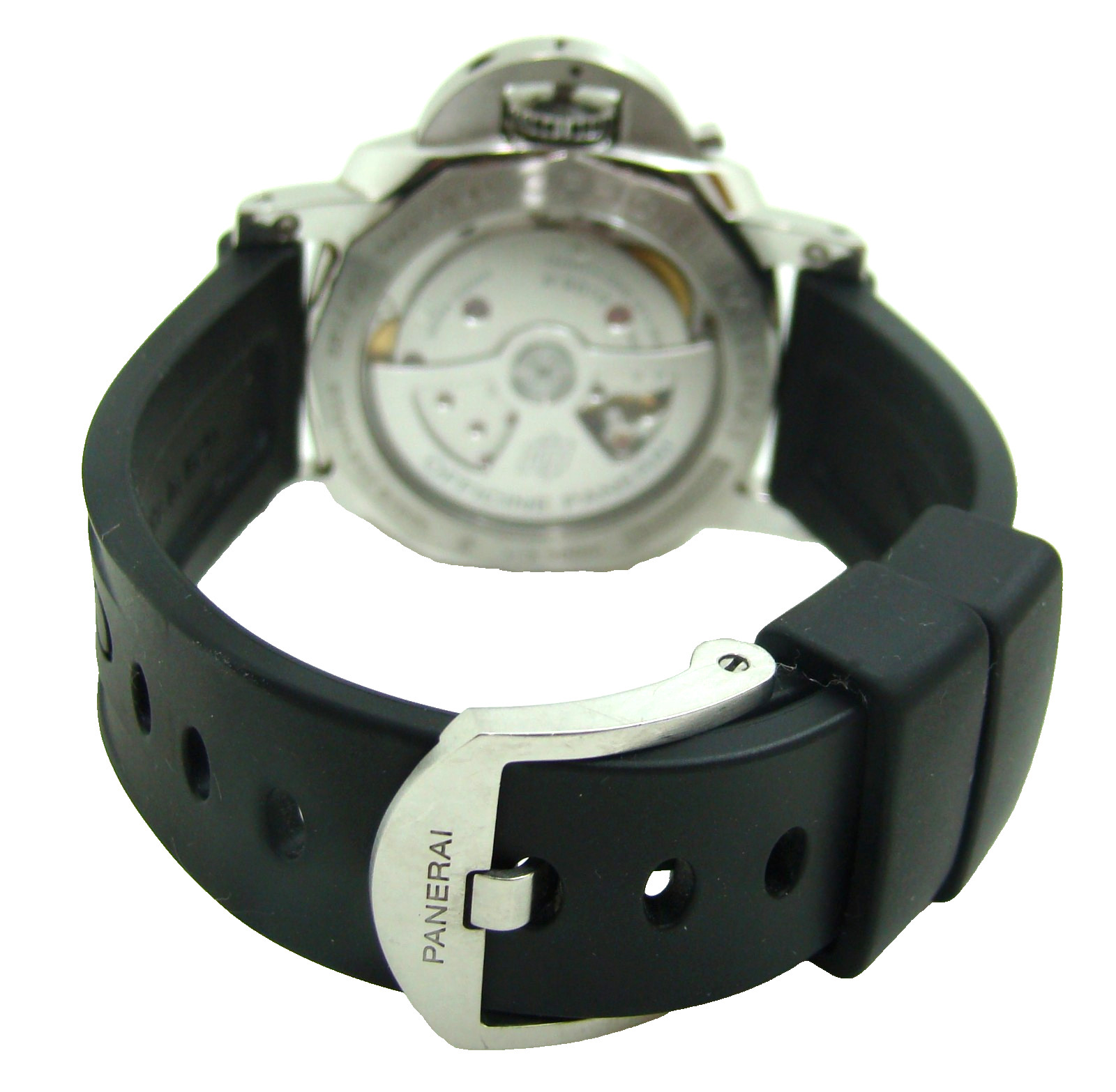 PANERAI 42mm PAM01537 POWER RESERVE GMT MANUAL WIND STAINLESS STEEL WATCH w/BOX