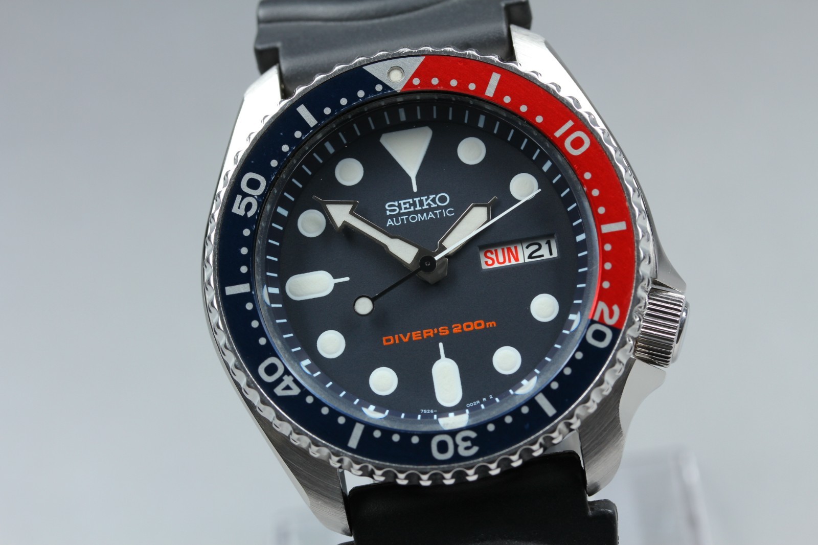 [NEAR MINT] Vintag SEIKO 7S26-0020 SKX009 Pepsi Automatic Mens Watch From JAPAN