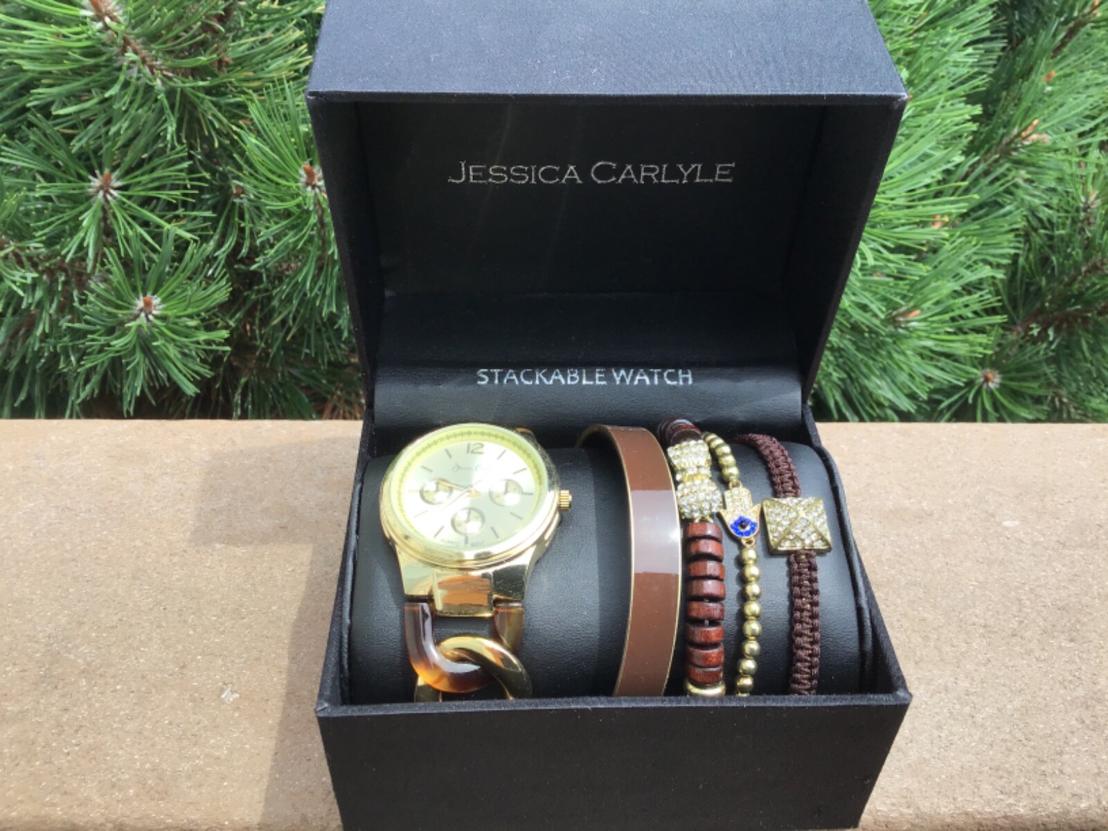 Jessica Carlyle Chronograph Ladies Watch in Box Never Worn Large Face Great Gift