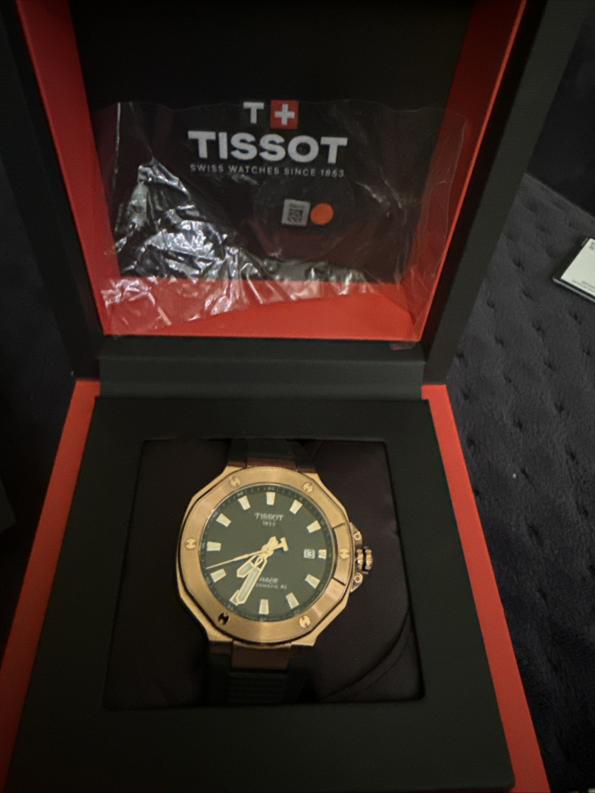 Tissot Men’s T-Race Powermatic 80 41mm Black Dial Watch T1418073705100