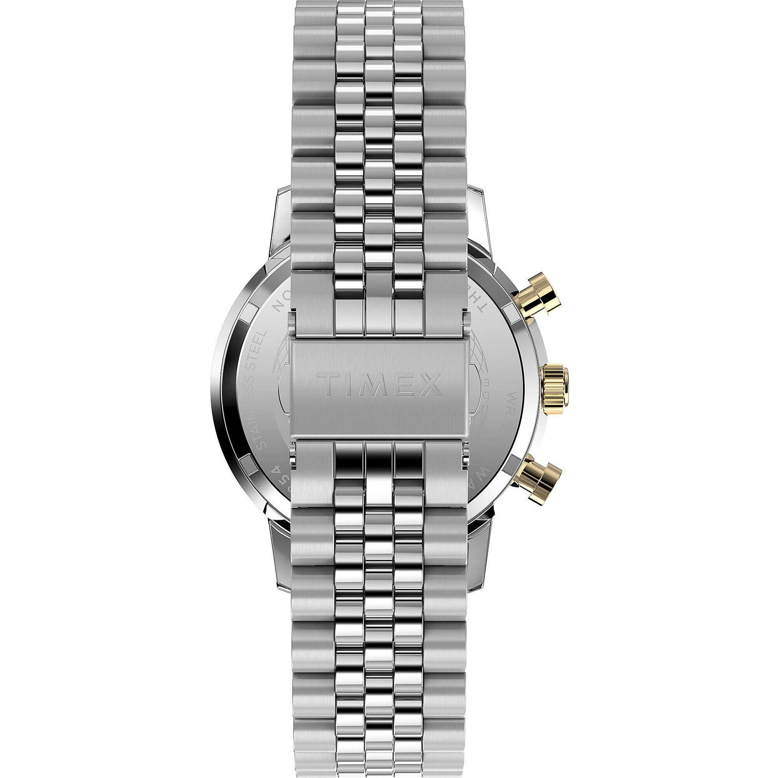 Mens Wristwatch TIMEX MARLIN TW2W60100 Chrono Stainless Steel Champagne