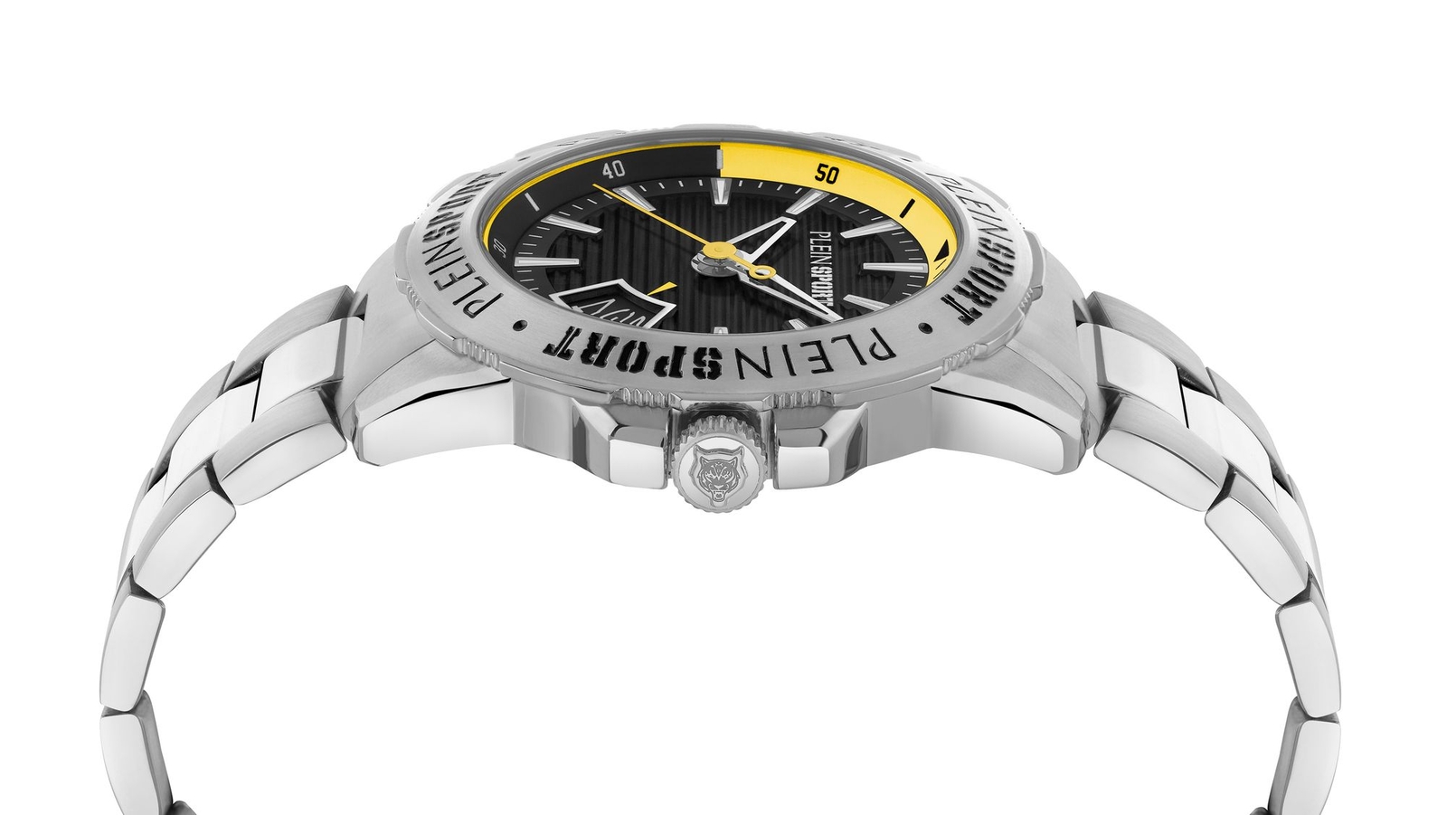 Plein Sport Men’s Watch Analog Quartz RAMPAGE PSGDA0524 Stainless Steel Silicone