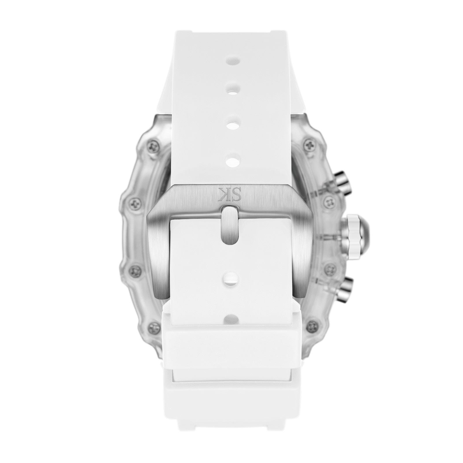 Kenneth Scott Men’s Multi Function Watch | Ivory Dial, 44.3mm, 50 m (5 ATM)