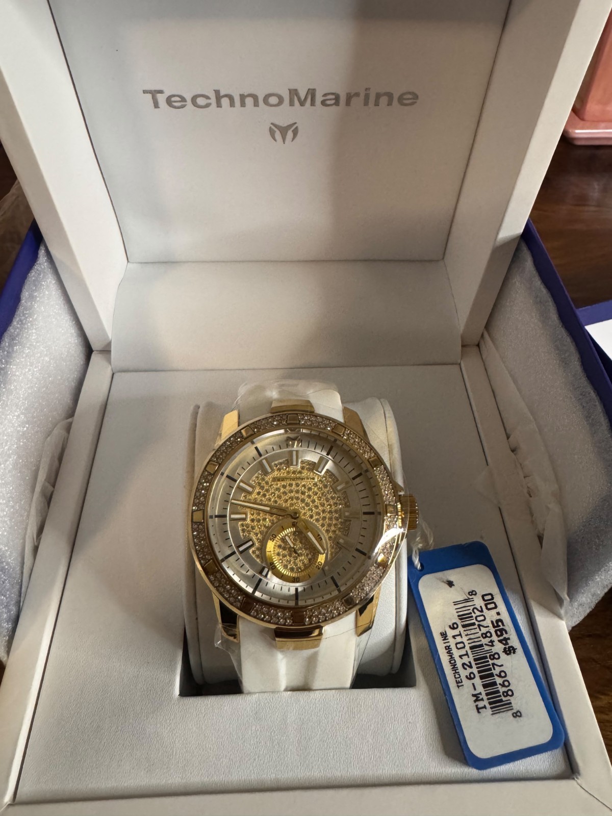 TechnoMarine Cruise Quartz Chronograph Date Sport 45mm 200m Wristwatch w/ Box