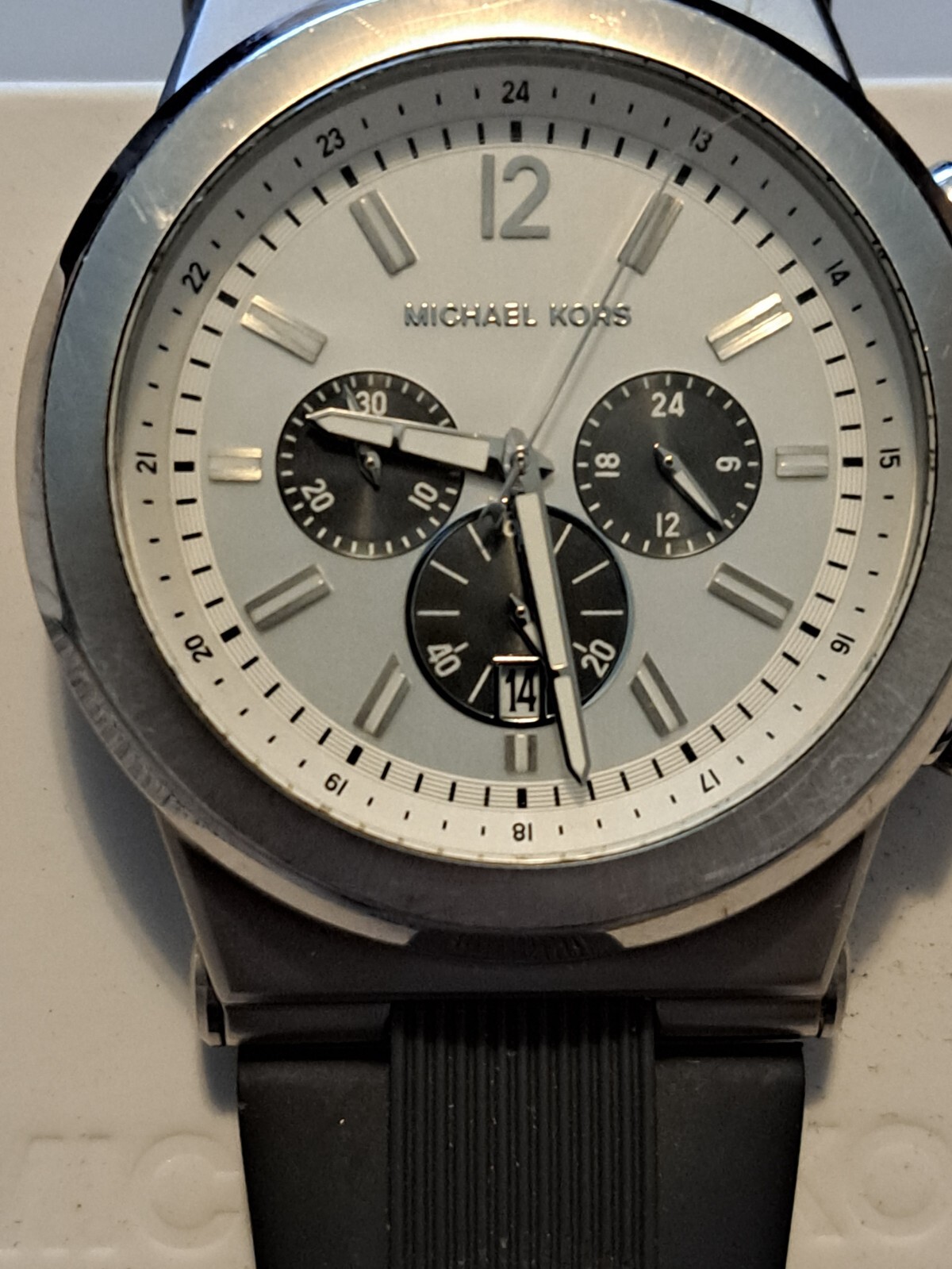 Michael Kors Wristwatch Watch Box and Papers Working As Shown #MK-8183
