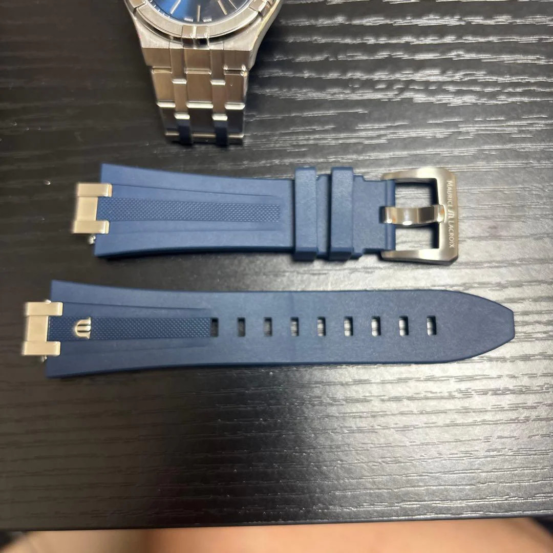 Maurice Lacroix Aikon AI1108-SS002-430-1 SS 1.54in Navy Quartz