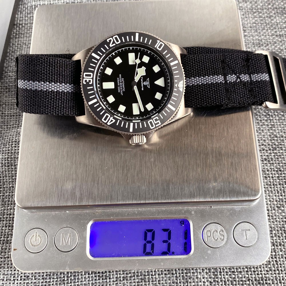 New Tandorio 42mm Titanium 20ATM Sapphire Glass NH35A PT5000 Men’s Dive Watch