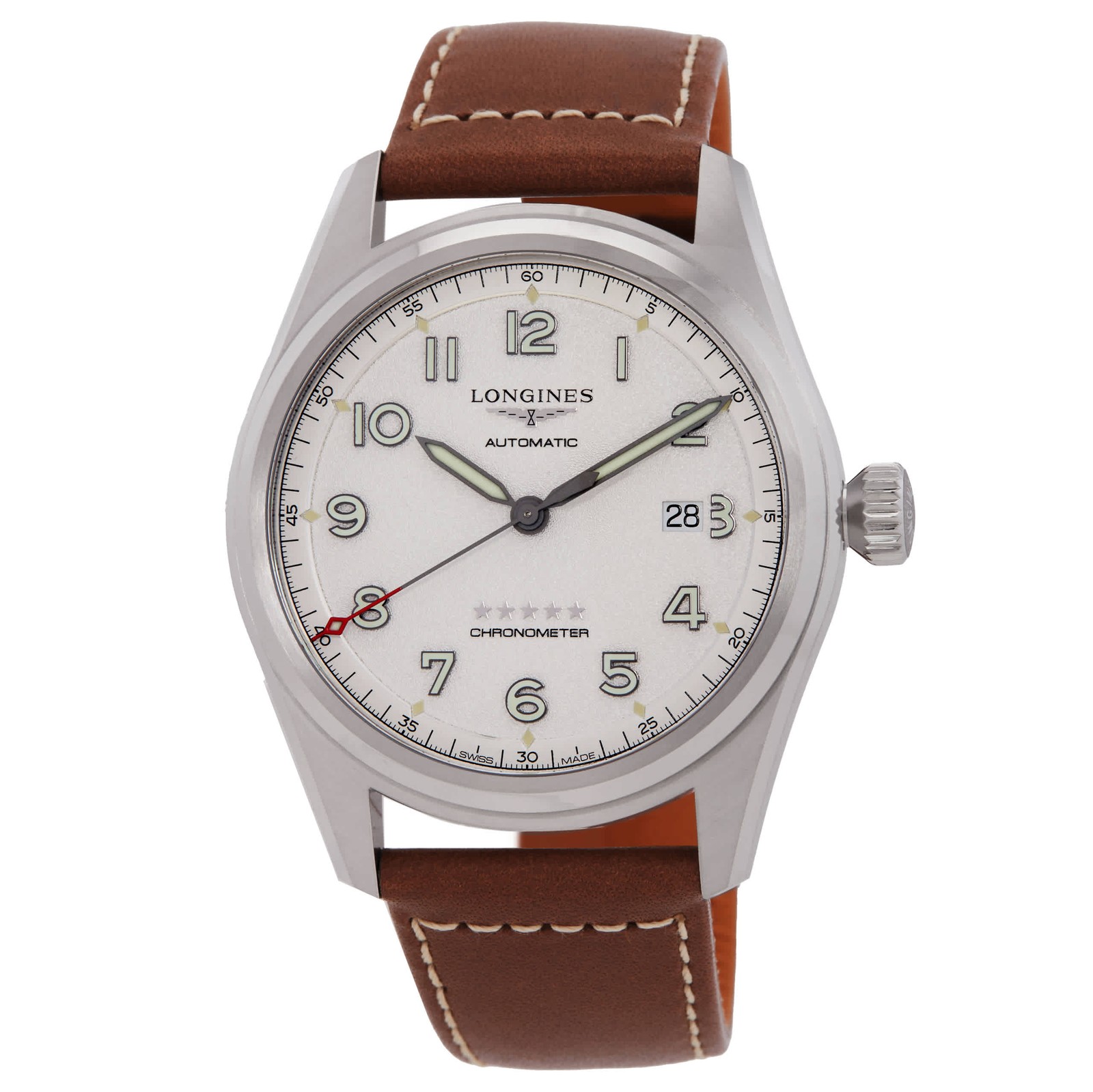 Longines Spirit Automatic Silver Dial Men’s Watch L3.811.4.73.2