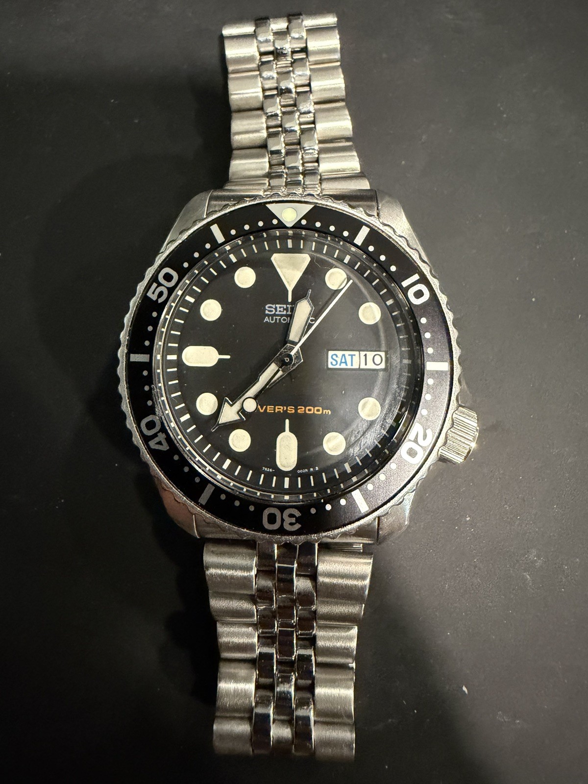 SEIKO SCUBA DIVERS SKX007 DAY/DATE AUTO MENS WATCH 7S26-0020