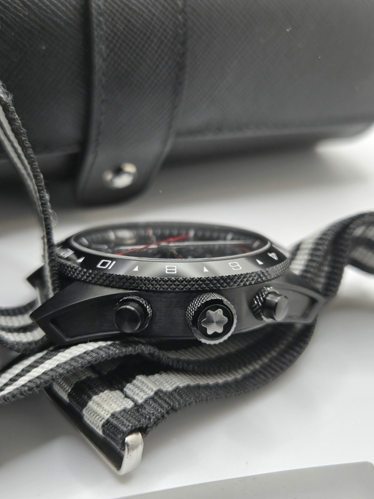 $6500 MSRP – Timewalker Automatic Chrono 43mm 25j Travel Case MB116101