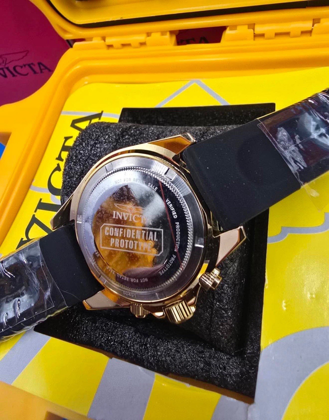 CEO Signed 1 Of 1 Confidential Prototype Invicta Speedway 50491 Turquoise 40mm