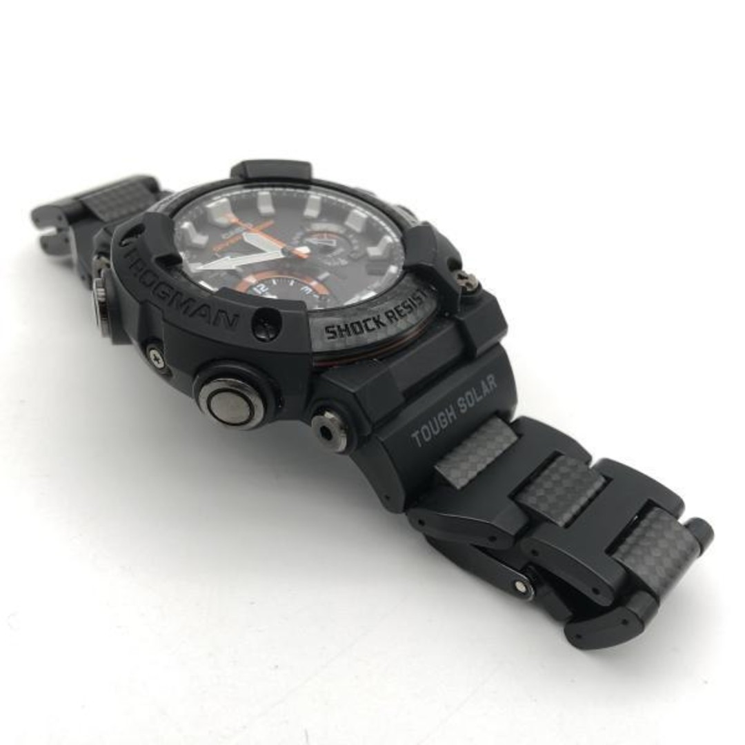 Used CASIO G-Shock FROGMAN GWF A1000 Black Orange Casio G-Shock Frogman MASTER O