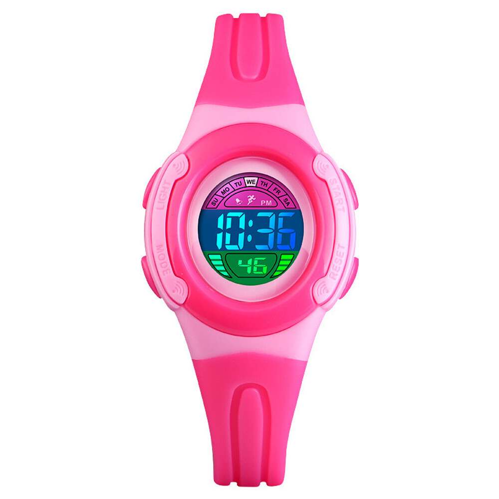 SKMEI Kids Sports Casual Digital 5bar Water Resistant Colourful Wristwatch